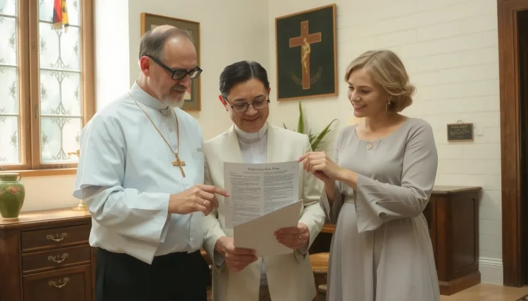 Lettre d&rsquo;intention de mariage religieux : guide et exemples