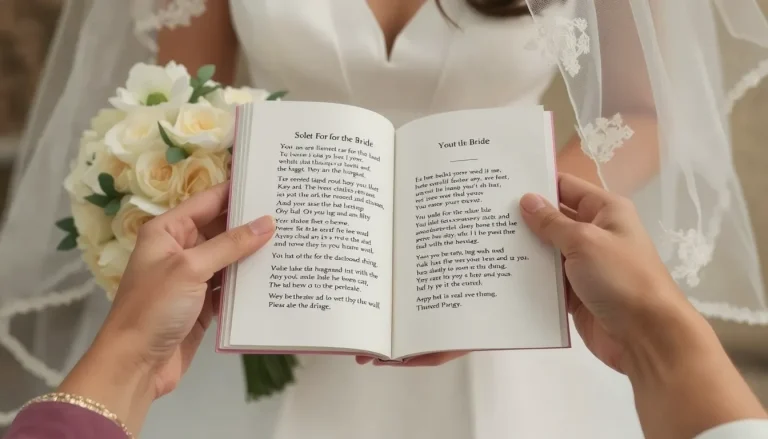 Poèmes pour la mariée : 15 textes d&rsquo;amour à lire le jour J